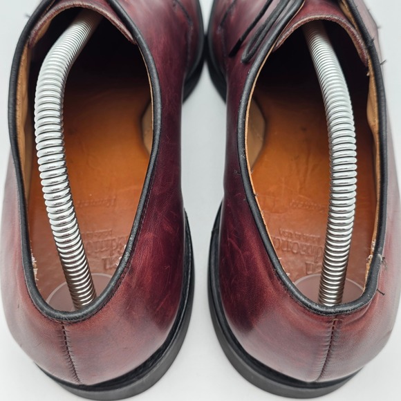 Allen Edmonds Derby‎ Men 9.5 Burgundy Leather Split Toe Made in USA Dress Shoes main image 7